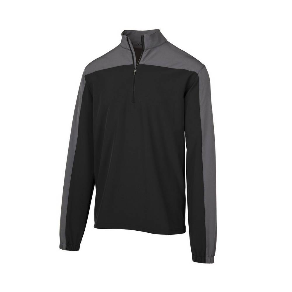 Chaqueta Mizuno Comp Long Sleeve Batting Hombre Negras España JHPZ-25046